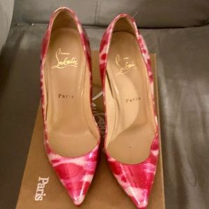 Christian Louboutin Pigalle Follies  Glittart 36.5